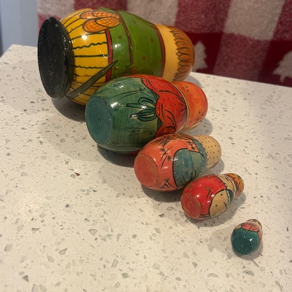 Matryoshka Russian Nesting Dolls -Vintage 1993 -Signed - Picture 12 of 17